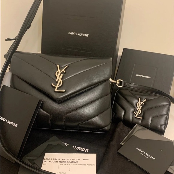 YSL Lou Lou toy bag and wallet